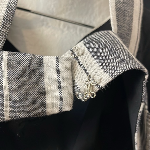 BCBG NWT linen striped halter dress. - Picture 5 of 5